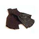 Half-Finger Knit Glove with Black Dot Palms for Letter Carri