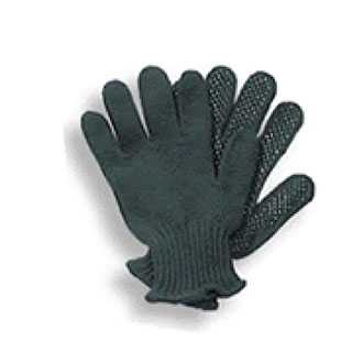 Knit Gloves with Black Dot Palms for Letter Carriers and Motor Vehicle Service Operators - Large