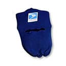 Knit Postal Cap with Face Mask for Letter Carriers and Motor Vehicle Service Operators