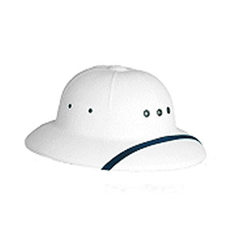Plastic Sun Helmet for Letter Carriers and Motor Vehicle Service Operators