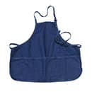 3 Pocket Bib Style Postal Apron in Blue Denim (F10-DM)