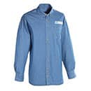 Postal Uniform Shirt, Denim Long Sleeve for Mail Handlers an