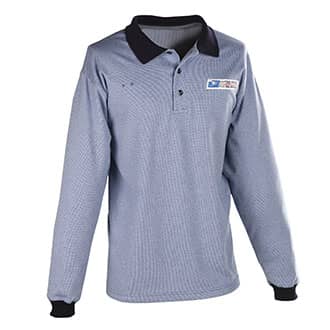 Postal Uniform Shirt Womens Polo Long Sleeve for Window Clerks