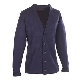 Postal Navy Cardigan Sweater for Window Clerks