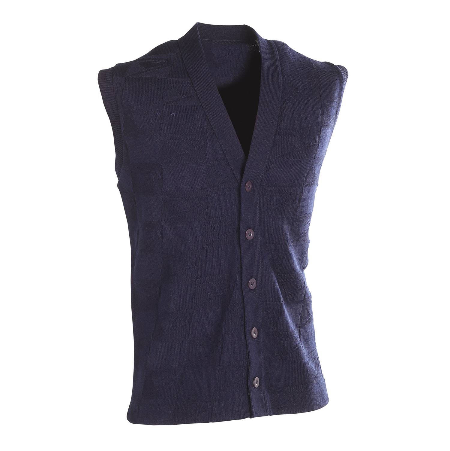 Postal Navy Sweater Vest for Window Clerks