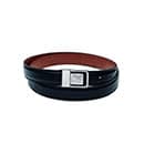 Black Leather Belt with Postal Eagle Logo Buckle for Window Clerks only